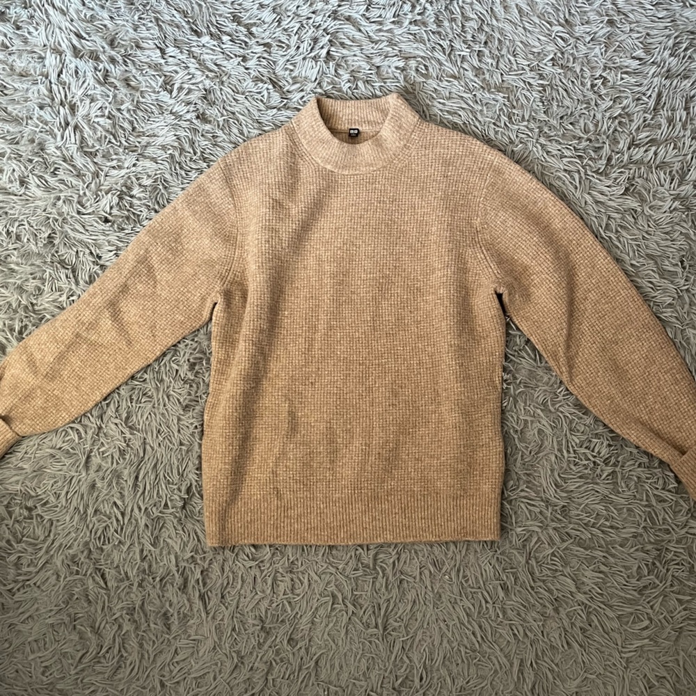 Uniqlo Tan Wool Sweater